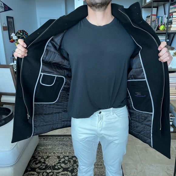 Cardinal of Canada size l/xl wool black jacket - Picture 3 of 6